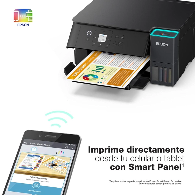 IMPRESORA EPSON MULTIFUNCION 3EN1 ECOTANK L4360 DUPLEX WIFI - 9