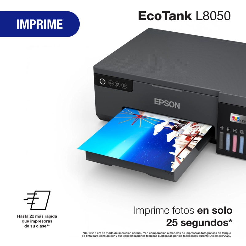 IMPRESORA EPSON ECOTANK L8050 FOTOGRAFICA WI-FI - 5