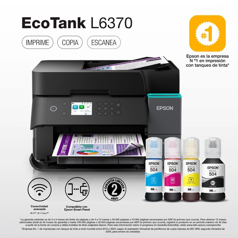 EPSON ECOTANK L6370 MULTIFUNCTION USB WIFI - 2