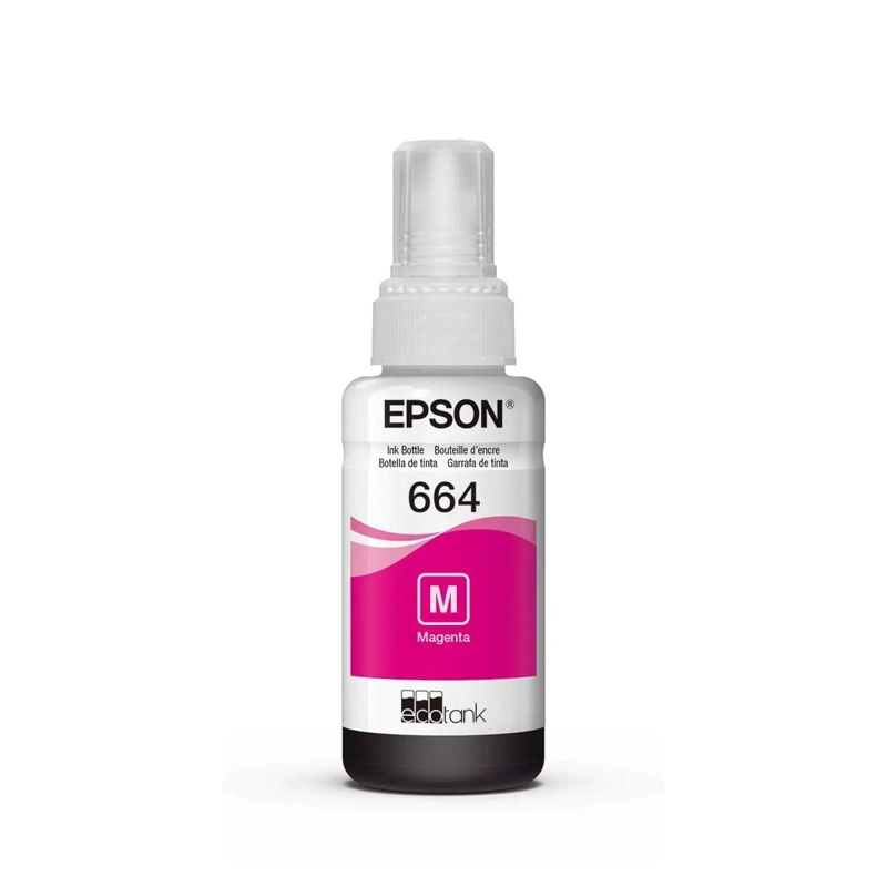 BOTELLA DE TINTA EPSON T664 MAGENTA - 1