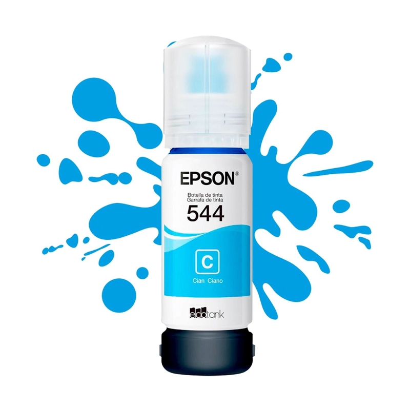 BOTELLA DE TINTA CIAN EPSON T544 - 65 ML - 2
