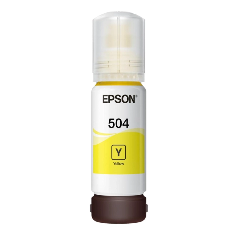 BOTELLA DE TINTA EPSON ECOFIT COLOR AMARILLO T504 - 1