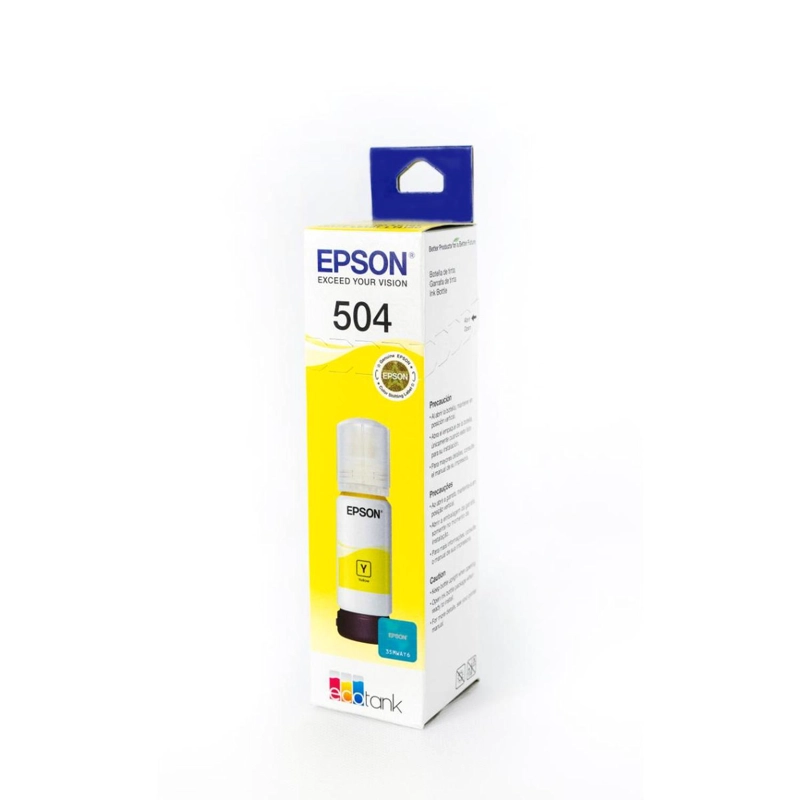 BOTELLA DE TINTA EPSON ECOFIT COLOR AMARILLO T504 - 3