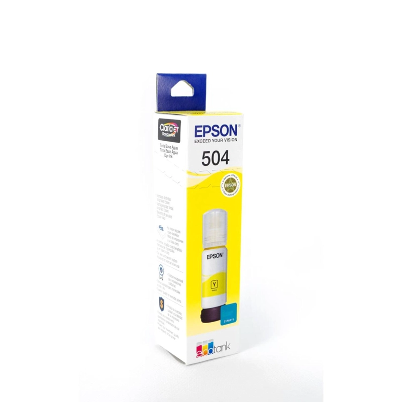 BOTELLA DE TINTA EPSON ECOFIT COLOR AMARILLO T504 - 4
