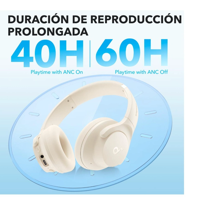 AUDIFONO BT SOUNDCORE Q20I BLANCA - 5
