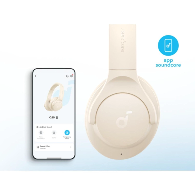 AUDIFONO BT SOUNDCORE Q20I BLANCA - 6