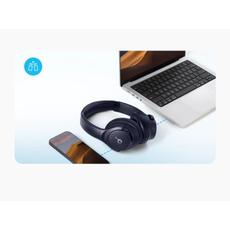 AUDIFONO BT SOUNDCORE Q20I AZUL - 8