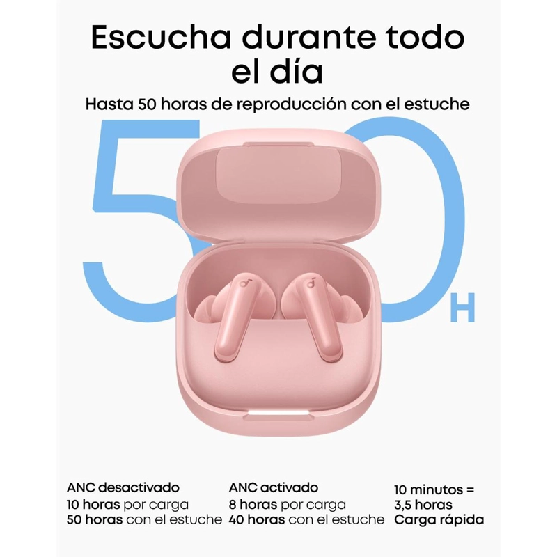 AUDIFONO TWS SOUNDCORE P31I ROSA - 2