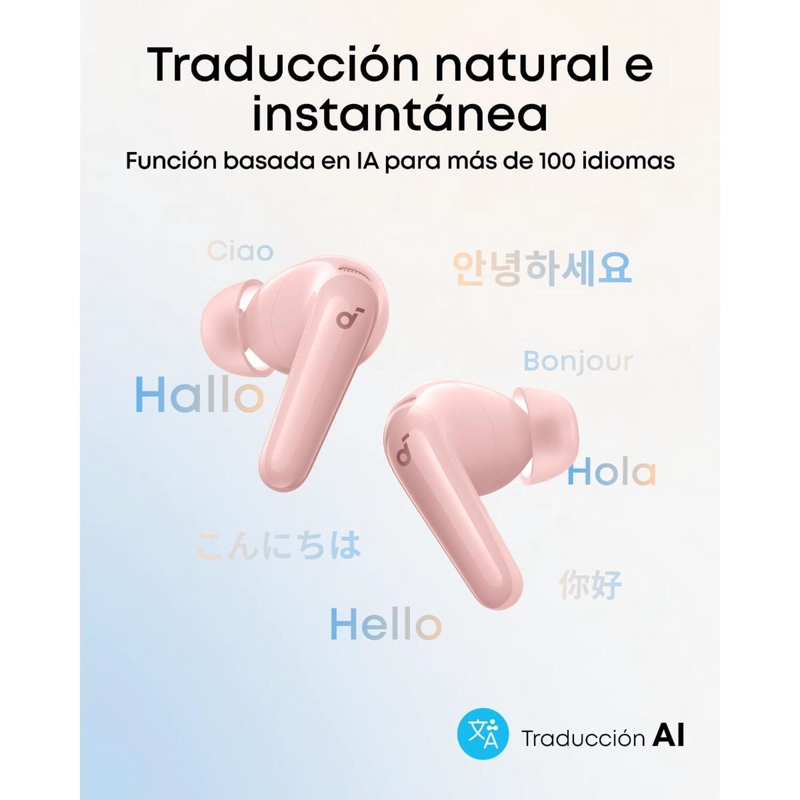 AUDIFONO TWS SOUNDCORE P31I ROSA - 4