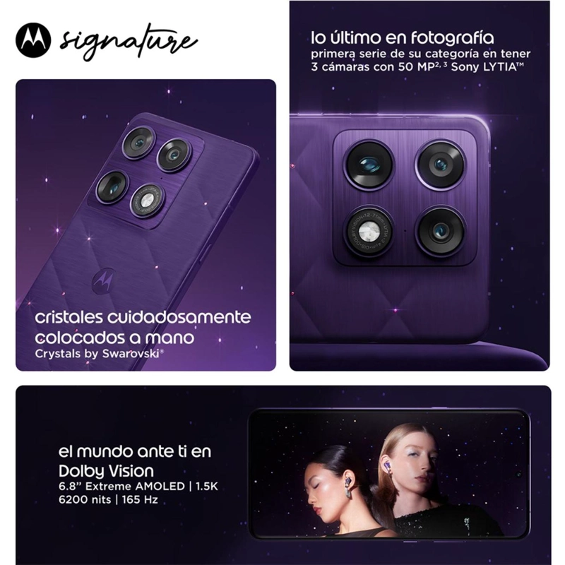 MOTOROLA SIGNATURE SWAROVSKI 12+512GB MORADO - 4