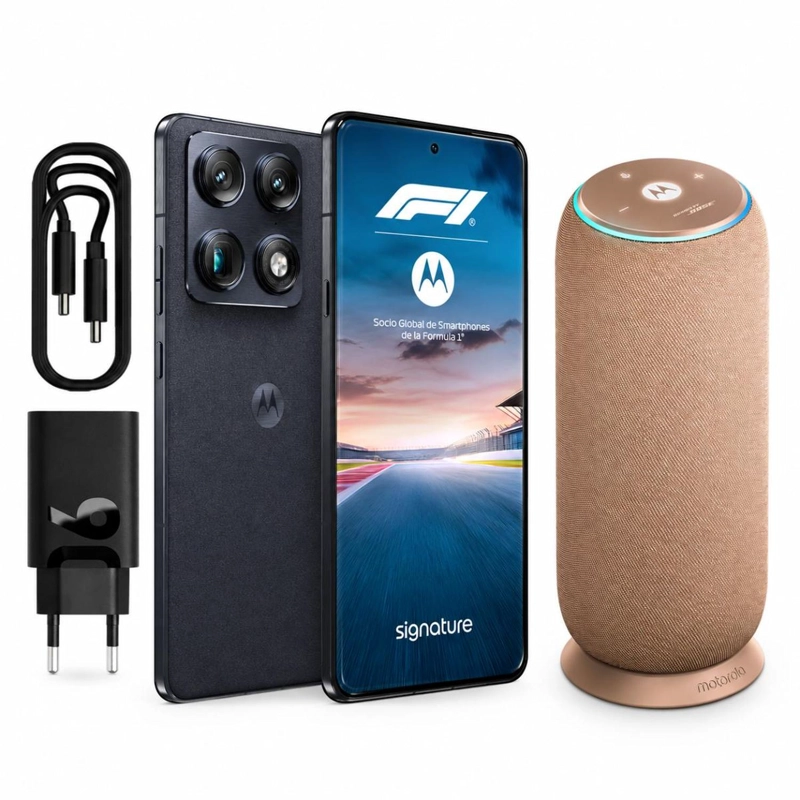 KIT MOTOROLA SIGNATURE 16+1TB NEGRO + MOTO SOUND FLOW BEIGE - 1