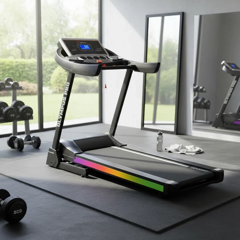 Trotadora Centurfit 16 km/h 3HP | Banda 46x123 cm | 15 niveles inclinación | Plegable - 5