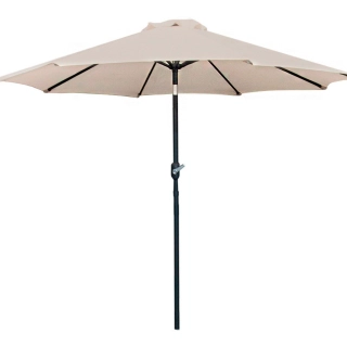 QUITASOL JARDIMEX 2.7M PLEGABLE ALTURA AJUSTABLE PLAYA BEIGE - 1