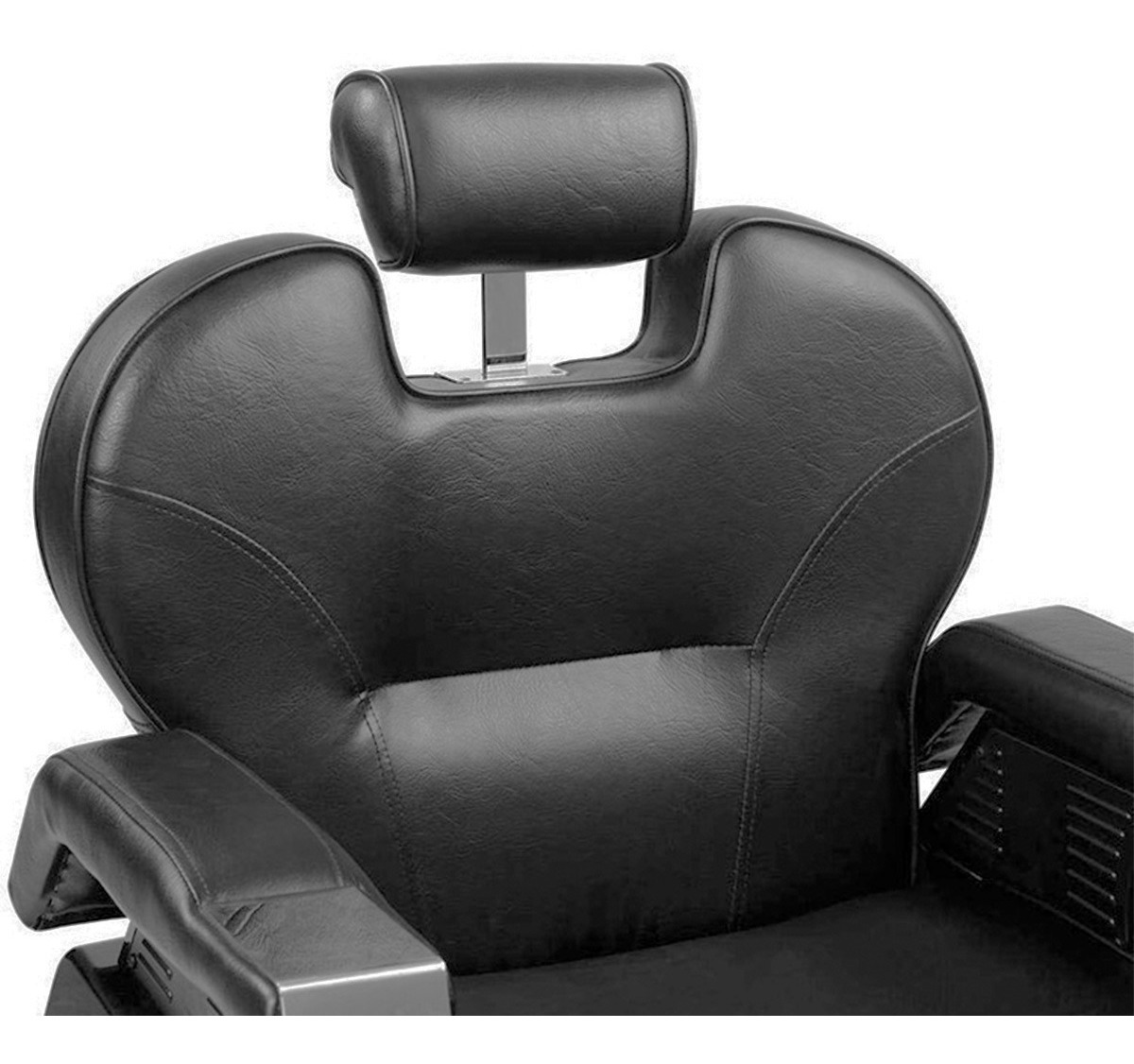 SILLON BARBERO NANOFORT MKZ-SILLONBARBE 1 CUERPO ACERO NEGRO PELUQUERIA ESTETICA RECLINABLE PRO - 3