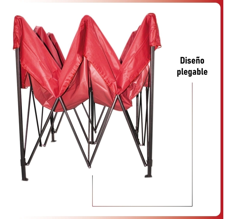 CARPA JARDIMEX 3 X 3 PLEGABLE LONA IMPERMEABLE PARA JARDIN - 3