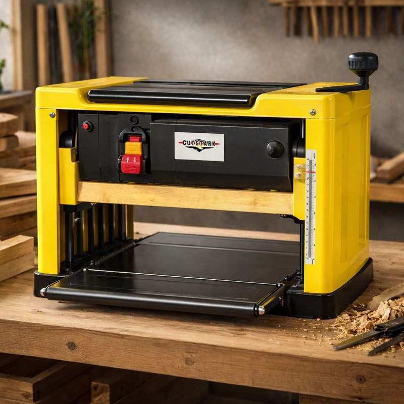 CEPILLO BANCO ELECTRICO GUTSTARK MKZ-CEPILLOCANTE CANTEADOR MADERA 2000 W 330 MM 2 HP - 7