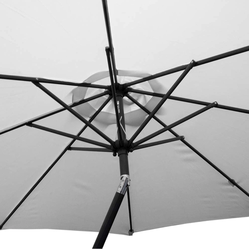 QUITASOL JARDIMEX 270CM PLEGABLE AJUSTABLE BLANCO - 4