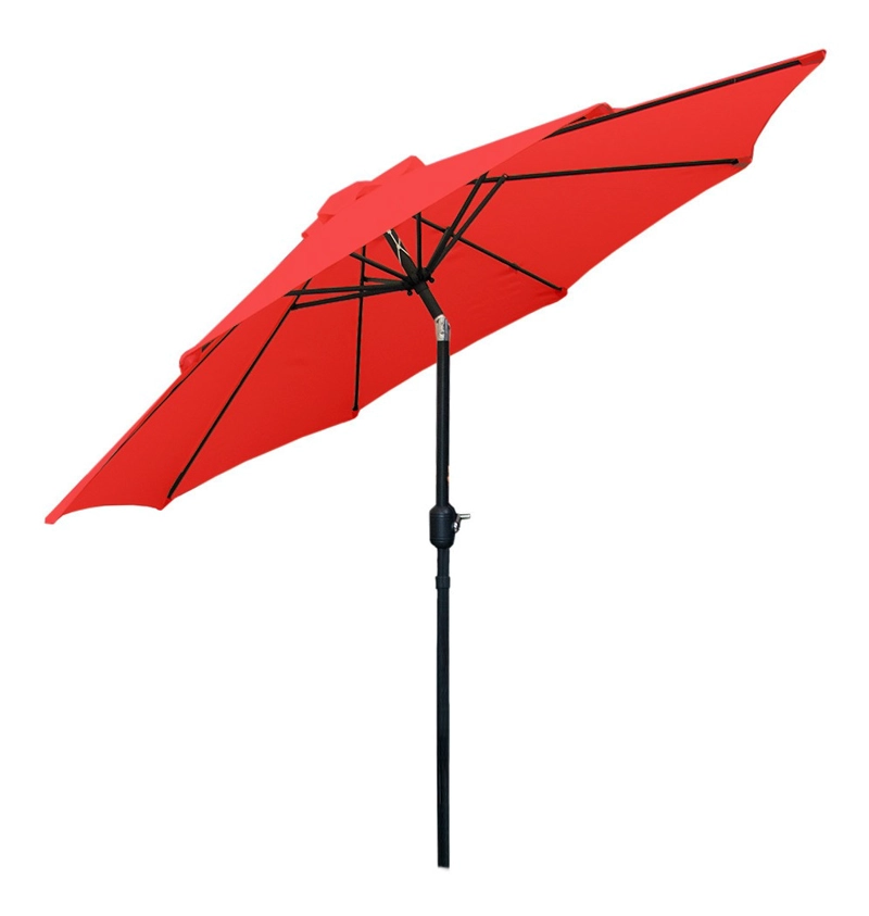 QUITASOL JARDIMEX 270CM PLEGABLE AJUSTABLE ROJO - 1