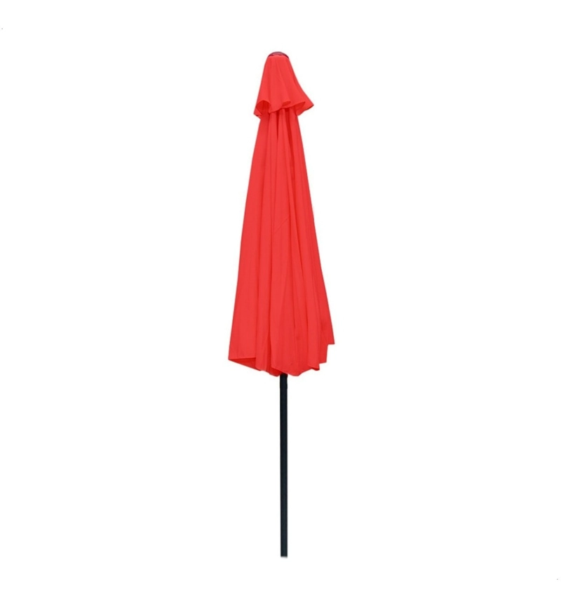 QUITASOL JARDIMEX 270CM PLEGABLE AJUSTABLE ROJO - 2