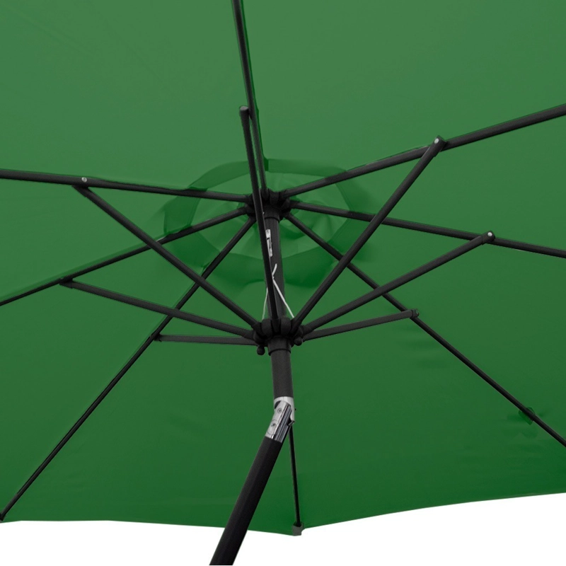 QUITASOL JARDIMEX 270CM PLEGABLE AJUSTABLE VERDE - 4