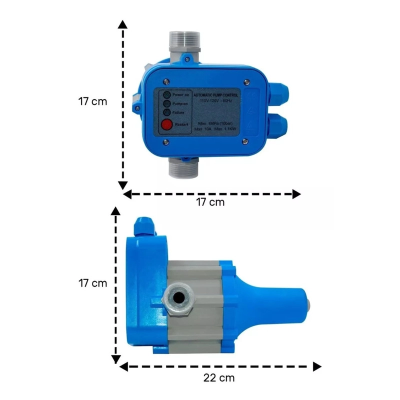 CONTROLADOR GUTSTARK MKZ-PRESUBOMBAZU ELECTRICO PRESION BOMBA AGUA - 7