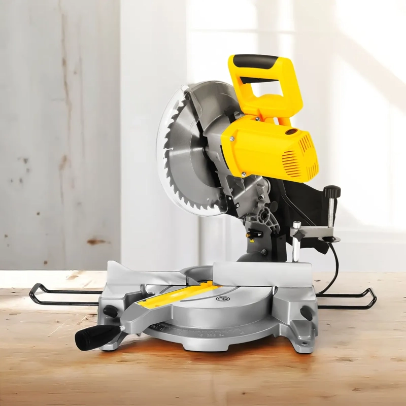 Sierra Ingletadora Telescópica 10" · 1800W con guía láser - 6