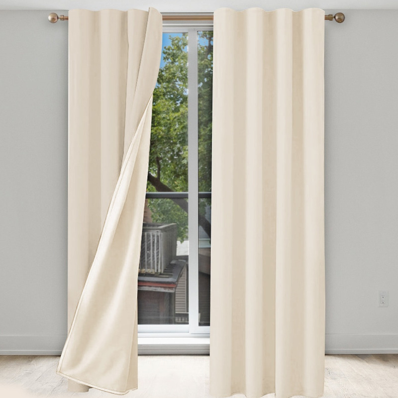 CORTINAS BLACKOUT RACK & PACK 2 PAÑOS 137X215 100% PRIVACIDAD TE RMICA - 3