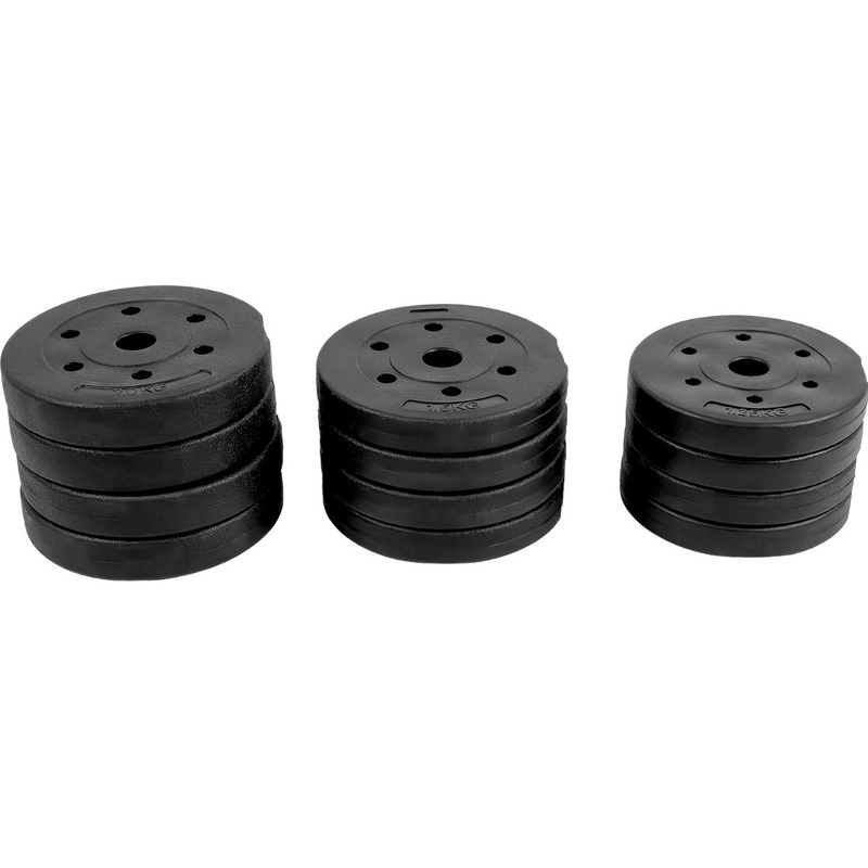 Set Mancuernas Ajustables 20K  Centurfit  12 Discos Pesas Barra Recta - 5