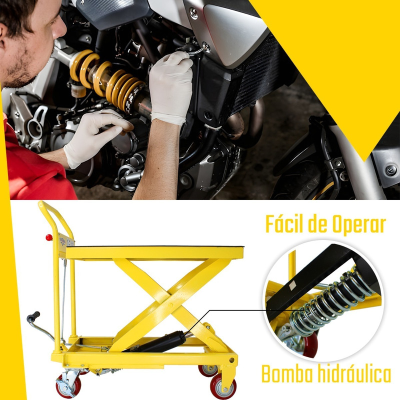 MESA ELEVADORA GUTSTARK 1/2 TON HIDRAULICA ANTIDERRAPANTE - 4