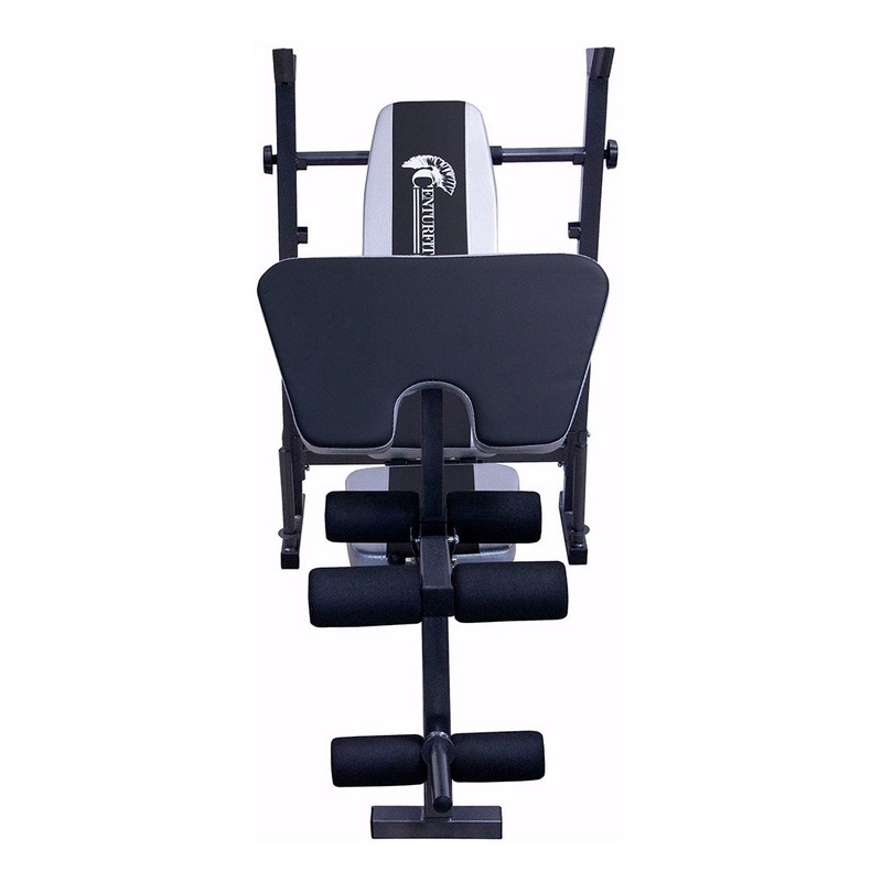 BANCO MULTIFUNCIONAL 5 EN 1 CENTURFIT GYM PECHO BICEP PESAS - 6