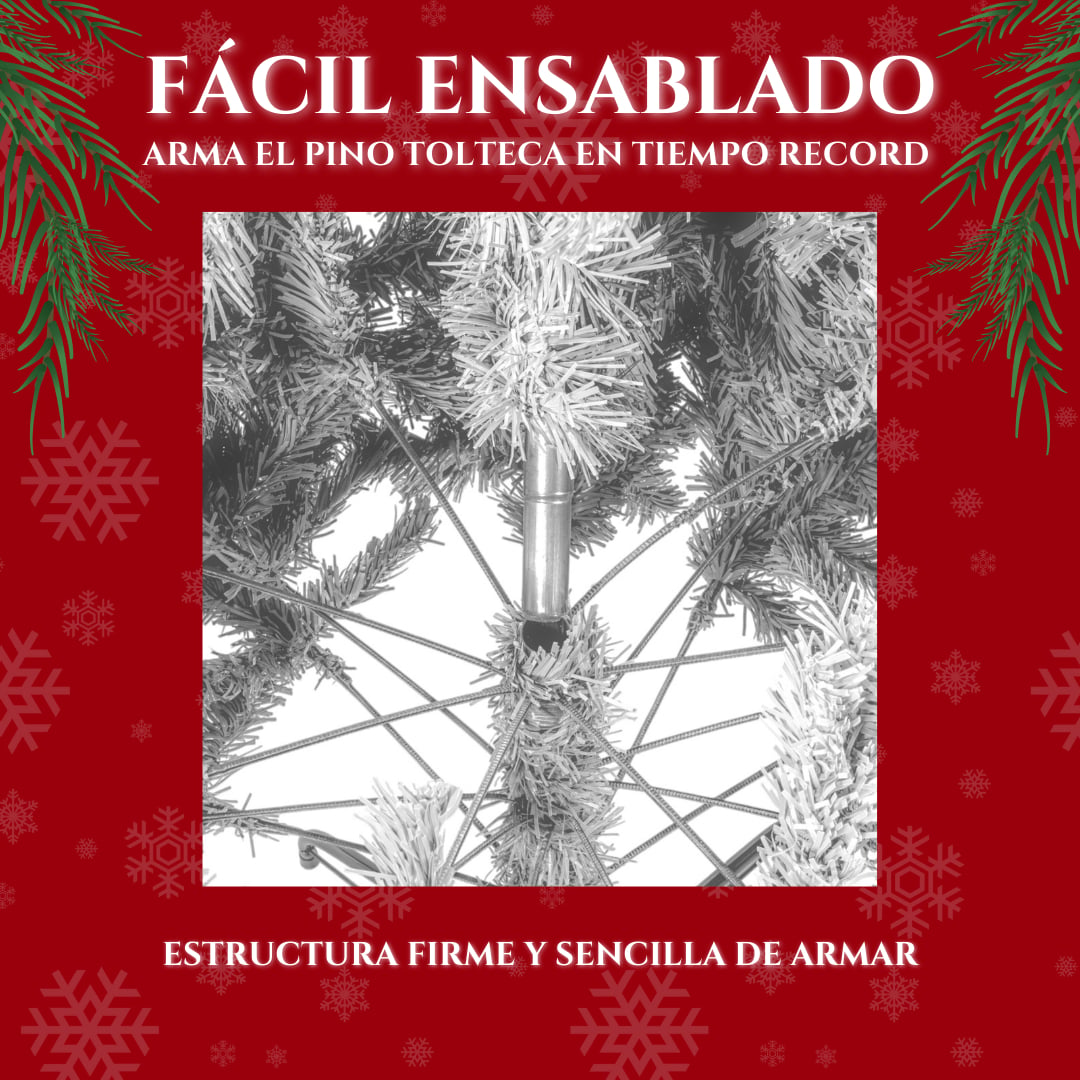 ARBOL NAVIDAD 210 BLANCO - 3