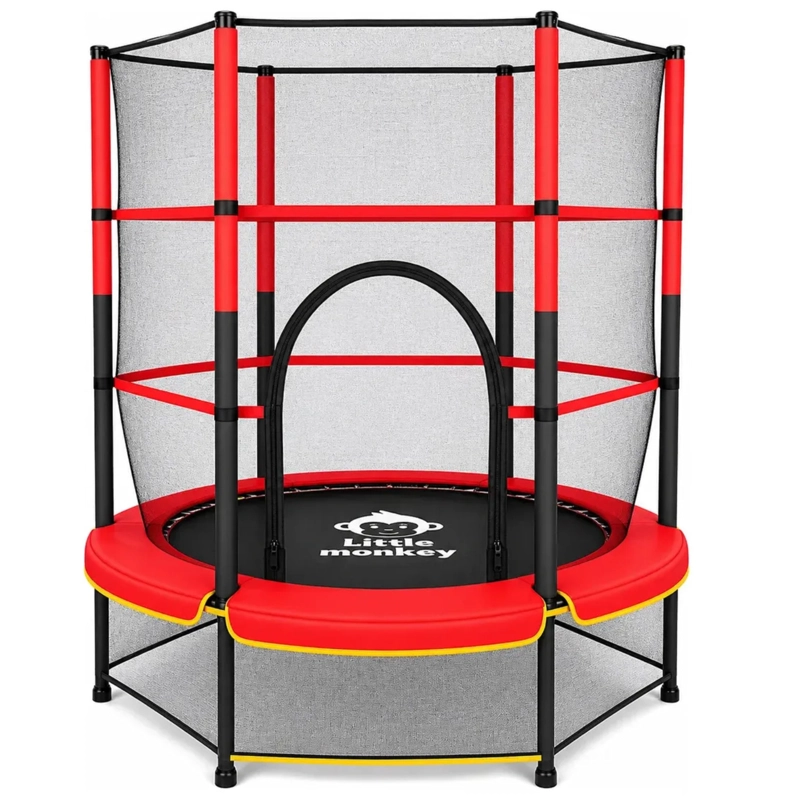 TRAMPOLIN LITTLE MONKEY CAMA ELASTICA 1.4M USO RUDO NIÑOS - 1