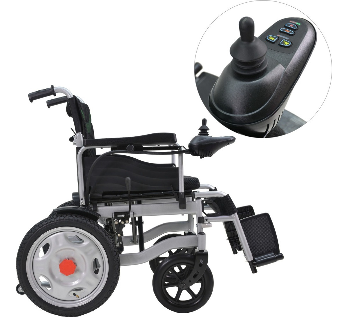 SILLA DE RUEDAS ELE CTRICA GENE RICO REFORZADA 5 VELOCIDADES JOYSTICK - 2