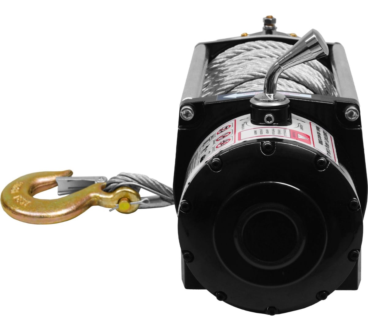 WINCHE ELE CTRICO 12000 LB 12V CABLE ACERO 27M + CONTROL - 4
