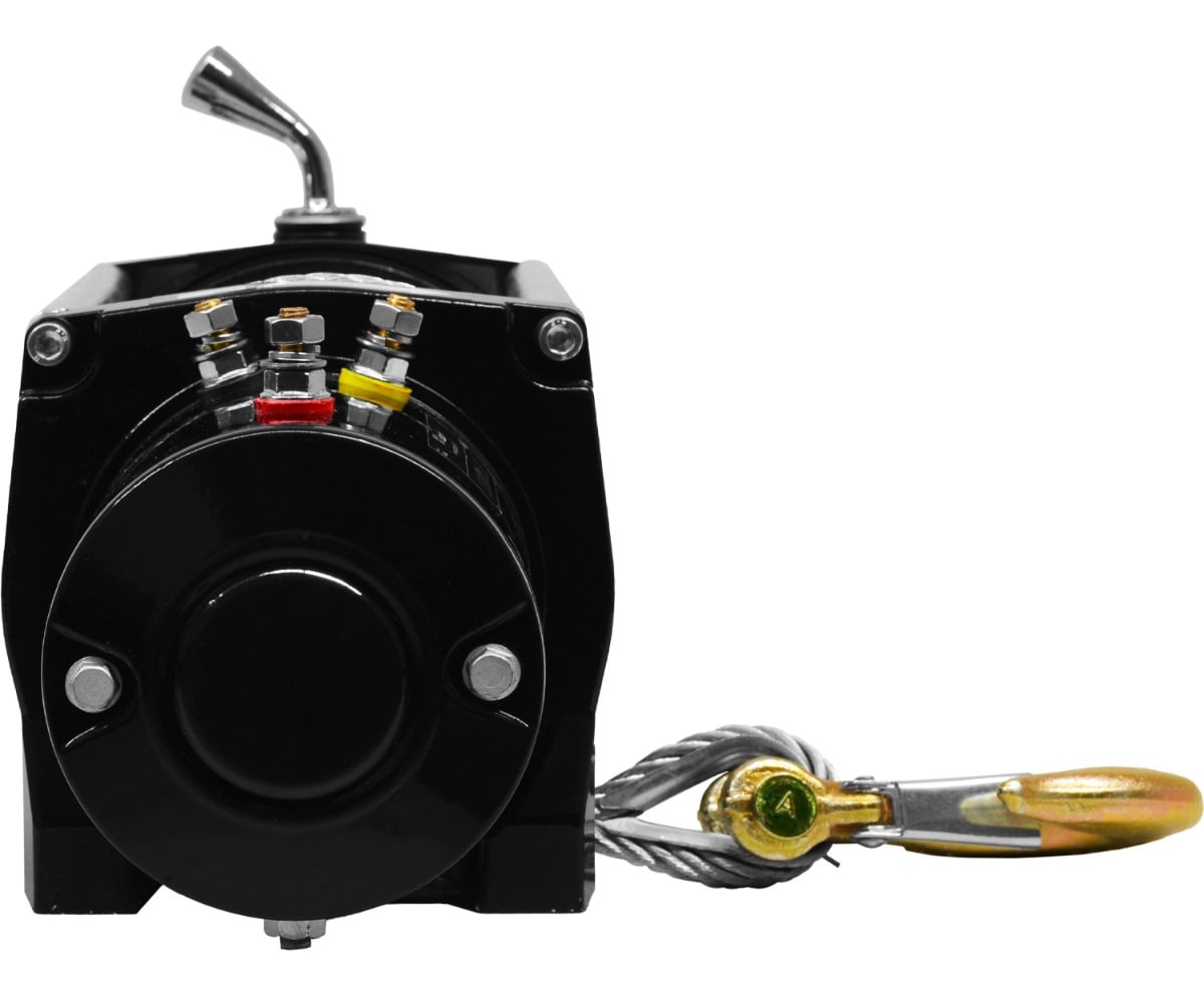 WINCHE ELE CTRICO 12000 LB 12V CABLE ACERO 27M + CONTROL - 5