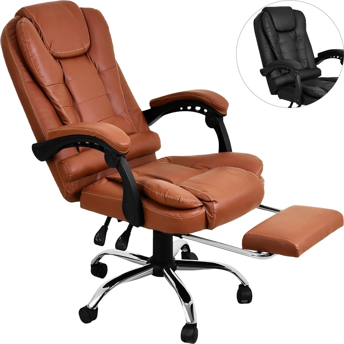 SILLA RACK & PACK DE ESCRITORIO MASAJE OFICINA EJECUTIVA RECLINABLE - 2