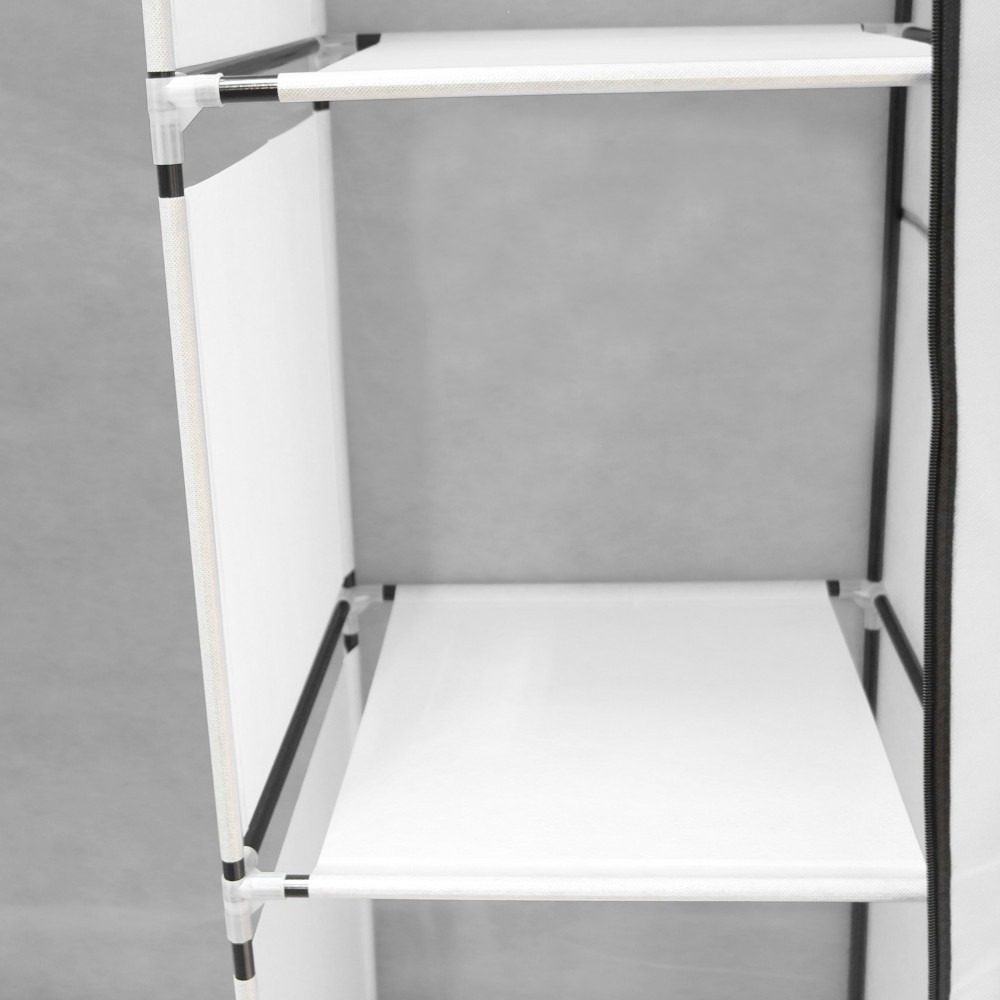 CLOSET RACK & PACK ORGANIZADOR ARMARIO TELA COMPARTIMIENTO 6 ANAQUELES - 5