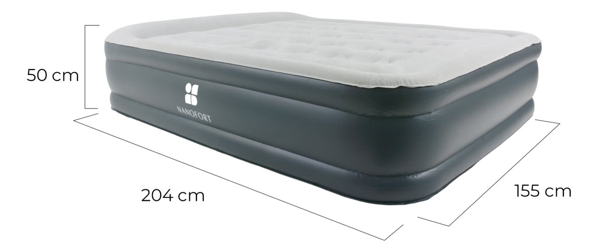 COLCHON RACK & PACK INFLABLE ELECTRICO QUEEN CON BOMBA AIRE AUTOMATICA - 5
