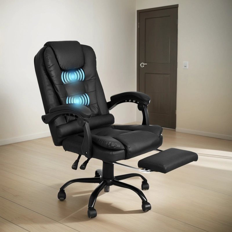 SILLA RACK & PACK DE ESCRITORIO MASAJE OFICINA EJECUTIVA RECLINABLE - 1