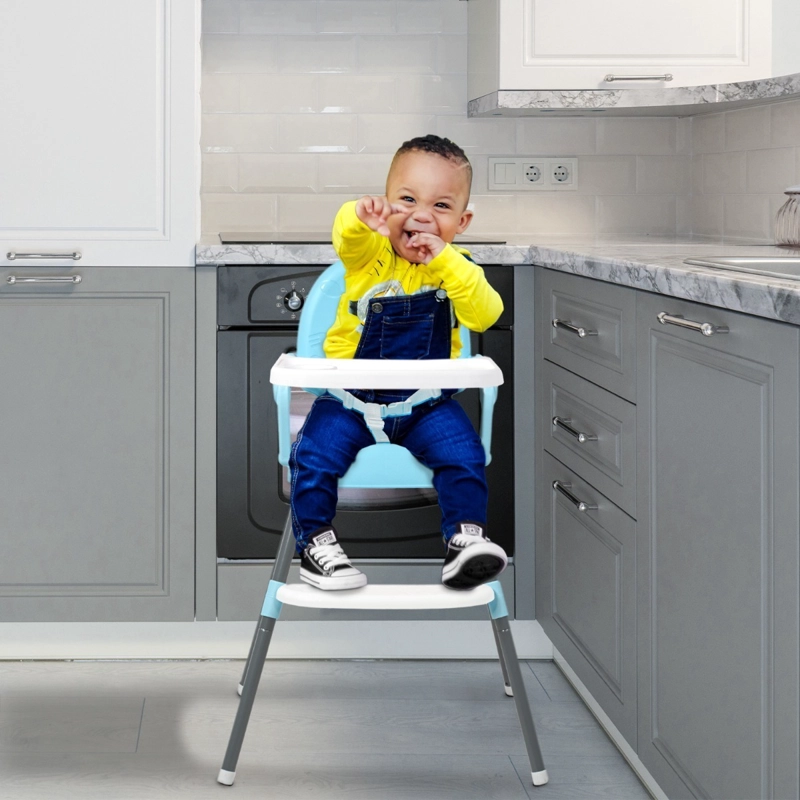 SILLA DE COMER LITTLE MONKEY 3 EN 1 PLEGABLE PARA BEBE  HASTA 25KG BPA FREE - 2