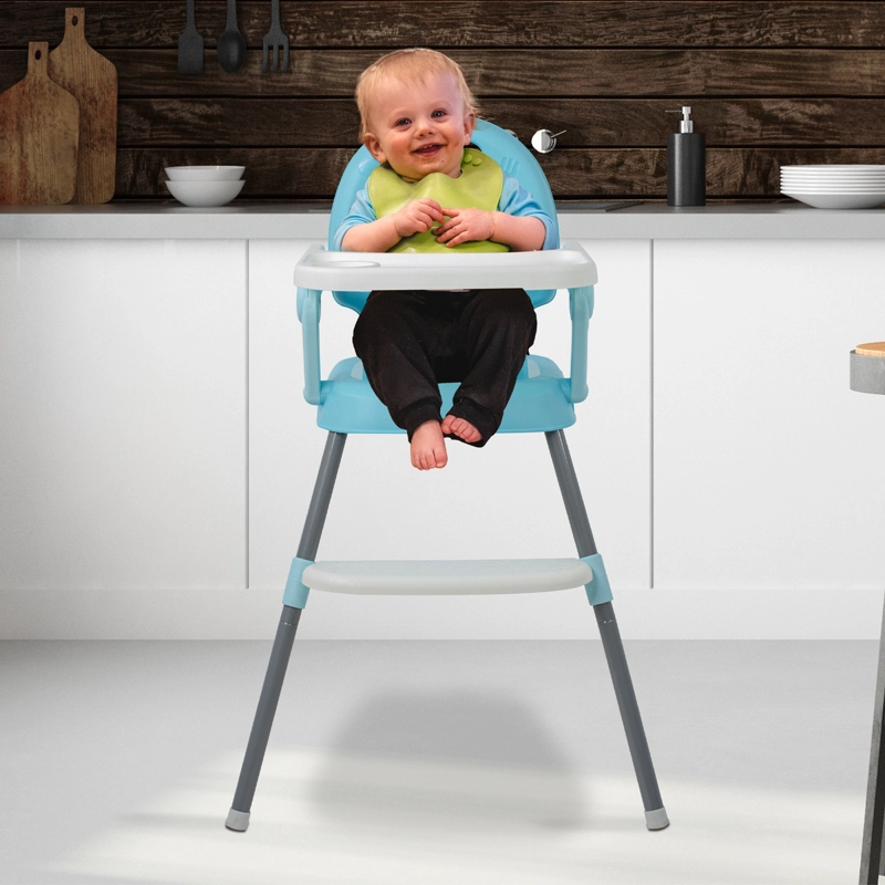 SILLA DE COMER LITTLE MONKEY 3 EN 1 PLEGABLE PARA BEBE  HASTA 25KG BPA FREE - 8