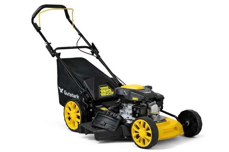 Podadora Cesped Gasolina 53cm de Corte  3en1 en 7 Velocidades 6.5hp 170cc Color Amarillo - 1