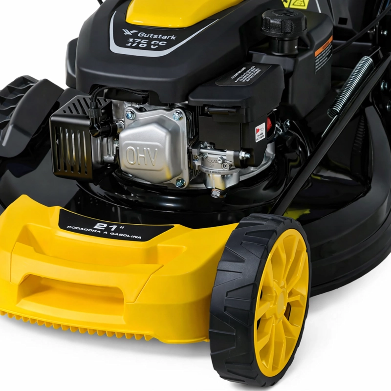 Podadora Cesped Gasolina 53cm de Corte  3en1 en 7 Velocidades 6.5hp 170cc Color Amarillo - 5