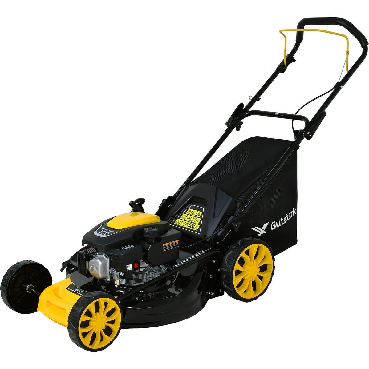 Podadora Cesped Gasolina 53cm de Corte  3en1 en 7 Velocidades 6.5hp 170cc Color Amarillo - 7