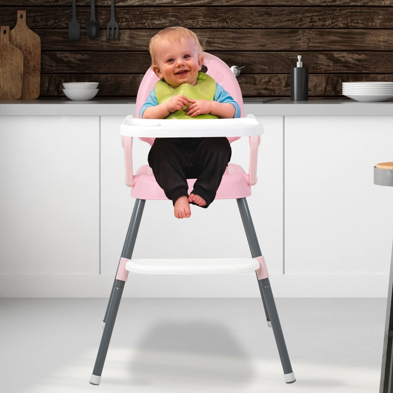 SILLA DE COMER LITTLE MONKEY 3 EN 1 PLEGABLE PARA BEBE  HASTA 25KG BPA FREE - 7