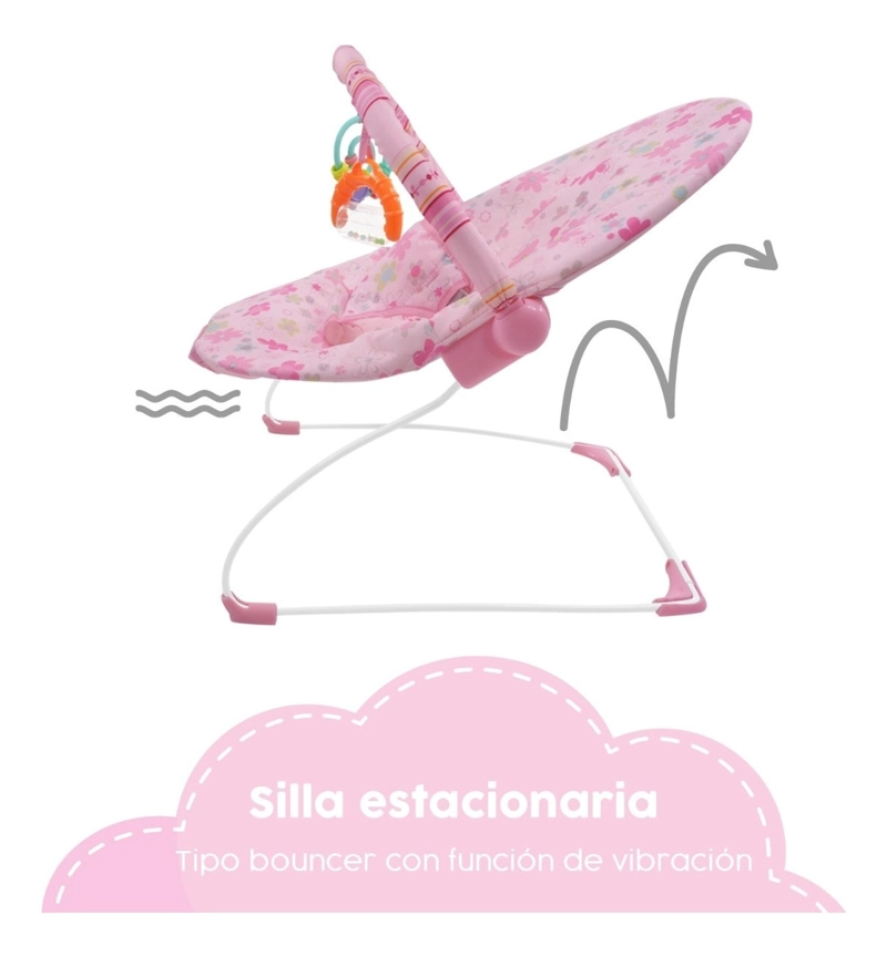 SILLA LITTLE MONKEY MECEDORA BEBE BOUNCER VIBRADORA ELECTRICA - 8