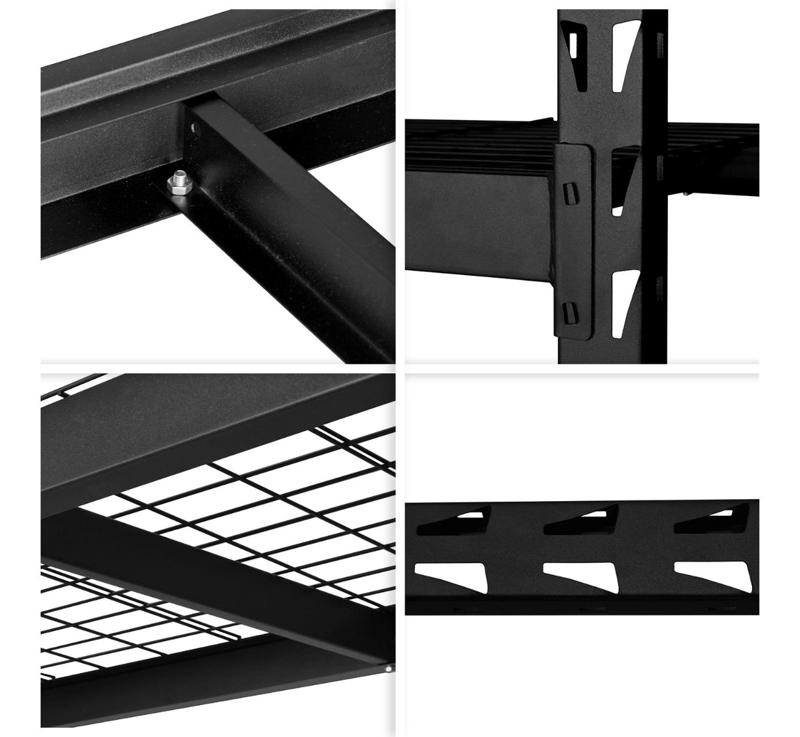 ESTANTE METALICO RACK GUTSTARK 183X183X61CM ESTANTERIA SOPORTA 2 TON - 3