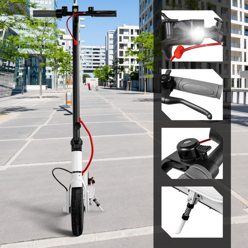 SCOOTER ELE CTRICO CENTURFIT PLEGABLE 32KM LED 120KG PATIN - 7
