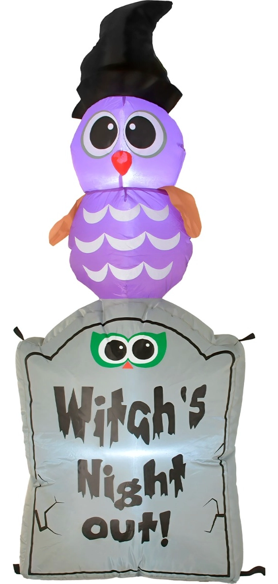 INFLABLE DECO HALLOWEEN RACK & PACK 120 CM TUMBA FANTASMA LED - 1