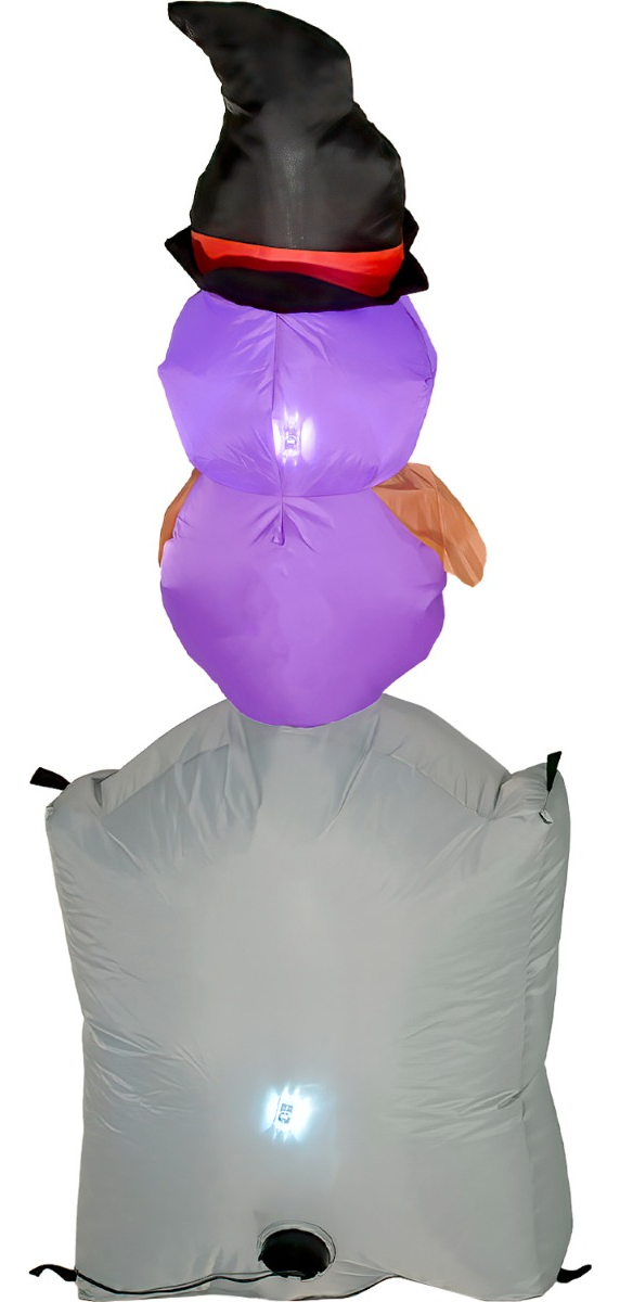 INFLABLE DECO HALLOWEEN RACK & PACK 120 CM TUMBA FANTASMA LED - 6